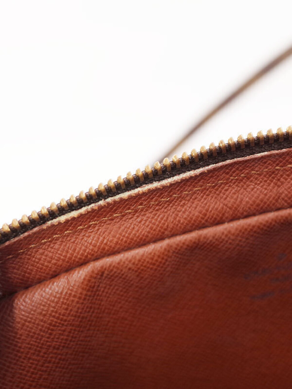 Louis Vuitton Monogram Pochette Marly Shoulder Bag Canvas Leather Brown - Picture 6 of 9